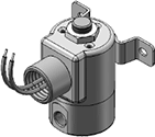 MODEL H22 1/8-27 NPT 2WNC CONDUIT/BRACKET CONNECTION