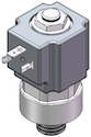MODEL H22 1/4-18 NPT 2WNC DIN STYLE COIL